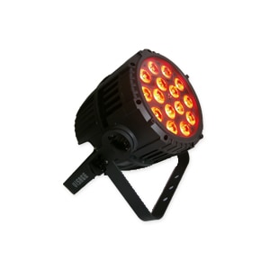 LED Multi par colour changing uplight for outdoor use - for hire here at Barny Lee Marquees